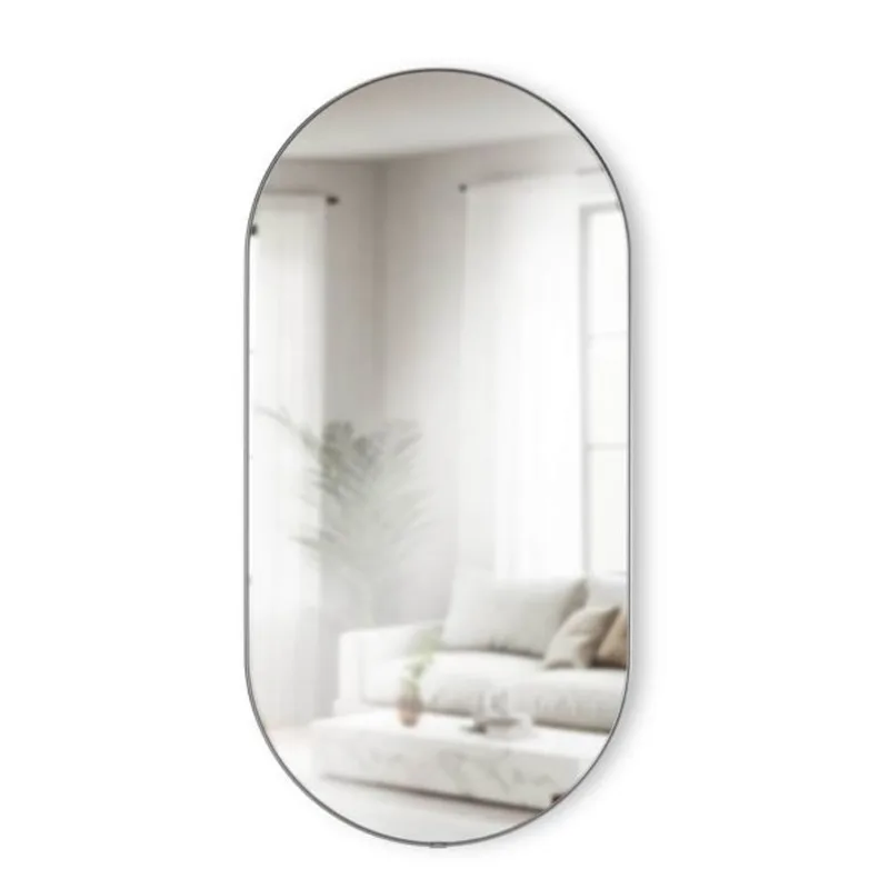 Umbra Hubba 36-in Pill Mirror w/ Silver Finish Edge