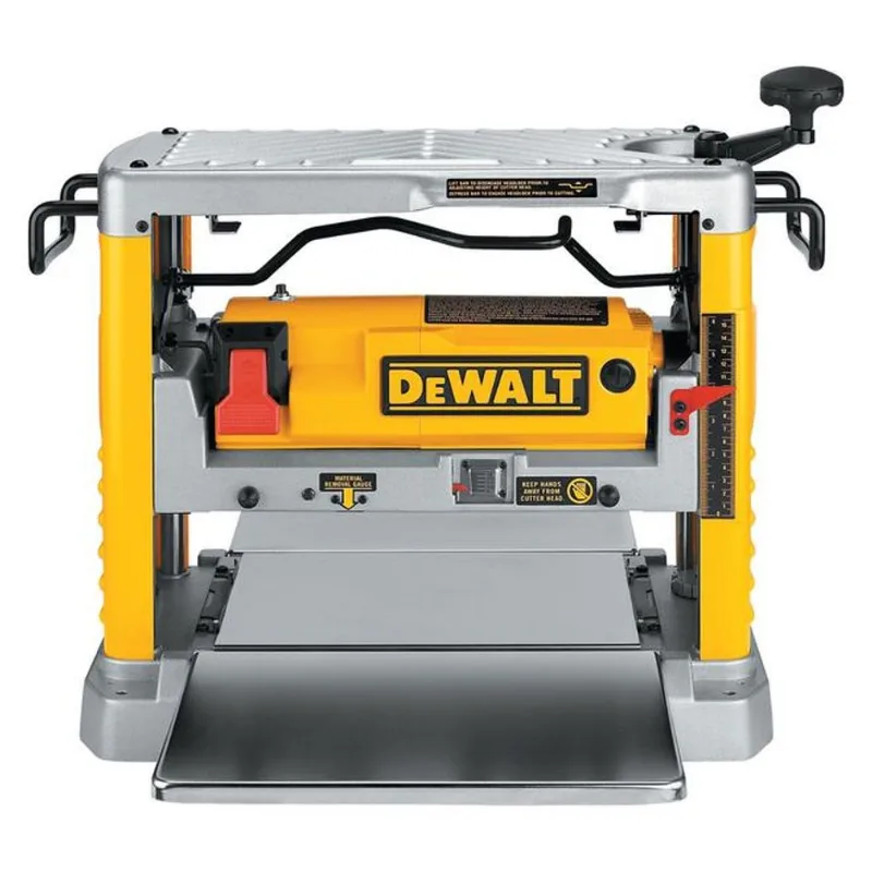 DEWALT 12 1/2-in Corded Bench-Top Planer - 15-A Motor - 1/8-in Cutting Depth - Quick Knife Change