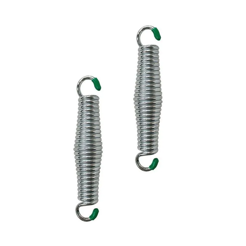 2x Mola De Cadeira De Rede De Capacidade De 250 Kg Banhada A Zinco 22 Cm