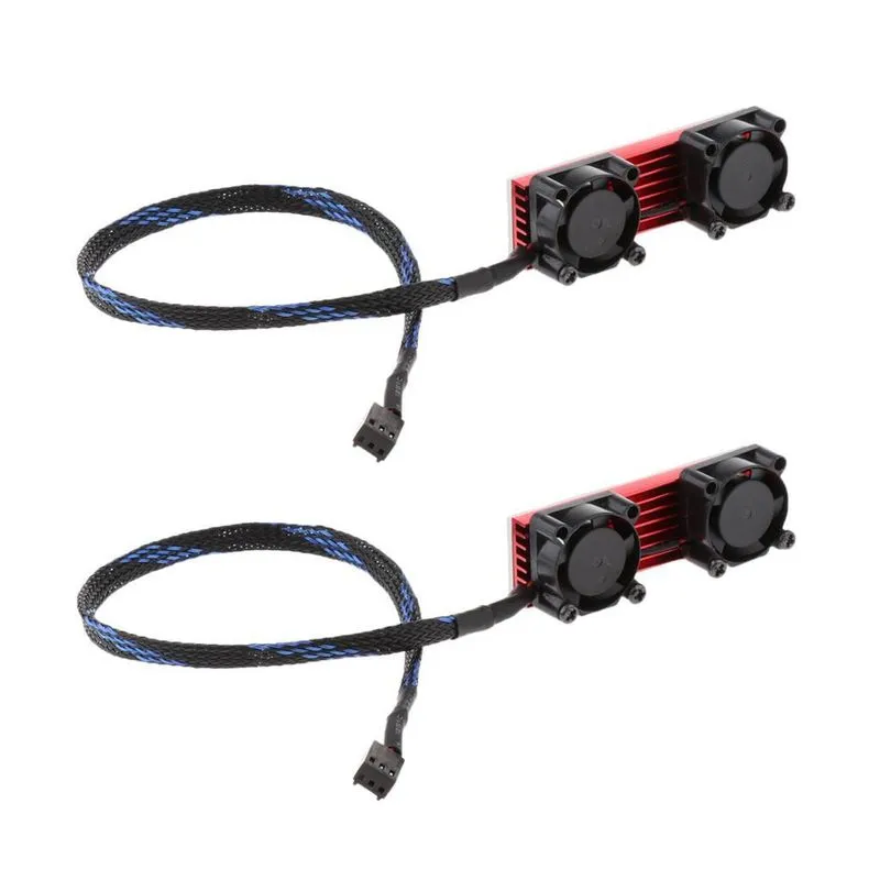 2x Pcie Solid State Heat Sink Dual Active Radiator M.2 Ssd