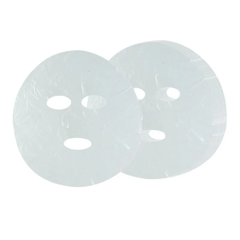 100pçs Máscaras Faciais Plásticas Descartáveis Folha Facial Diy