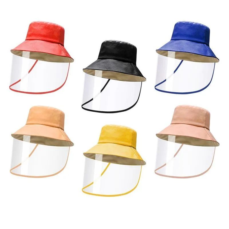 6 Peças Anti-cuspir Chapéu À Prova De Poeira Capa Transparente Chapéu