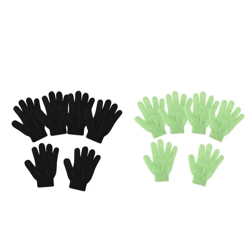 Luvas De Banho Esfoliantes Para Esfoliação Corporal 12 Peças Massagem No Banho