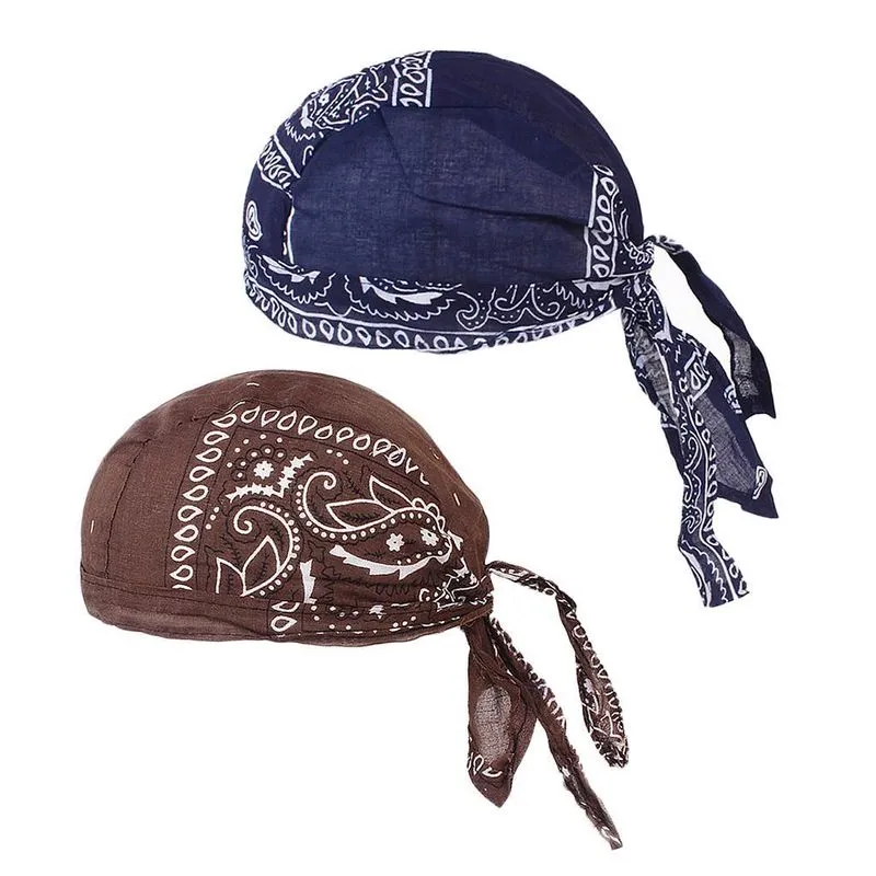 Lenço De Cabeça Durag Skull Cap Hair Loss Muslim Bandana Turban