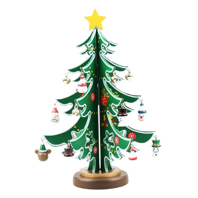 Decoração De Quarto De Casa Em 3d Para Mesa De Estátua De Enfeite De Árvore De Natal