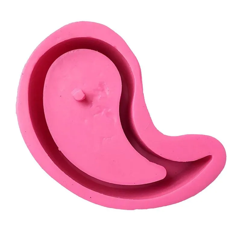 Molde De Silicone De Cera De Sabão E Castiçal Para Vaso De Flores
