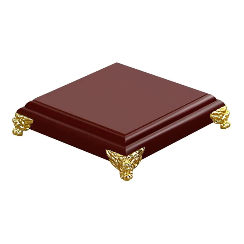 Móveis Suporte De Pedestal De Rosewood Para Vasos Candeeiros De Mesa