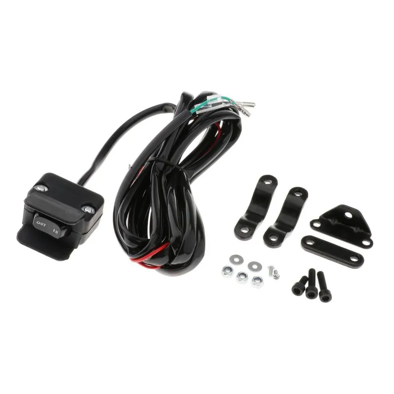 O Interruptor Do Polegar Do Balancim Do Guincho De 12v E O Suporte De Montagem Substituem