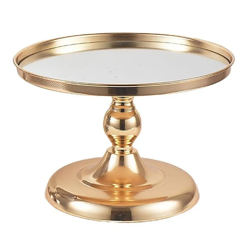 Suporte De Sobremesa Com Pedestal De Bolo Redondo De Ferro De 8 ''