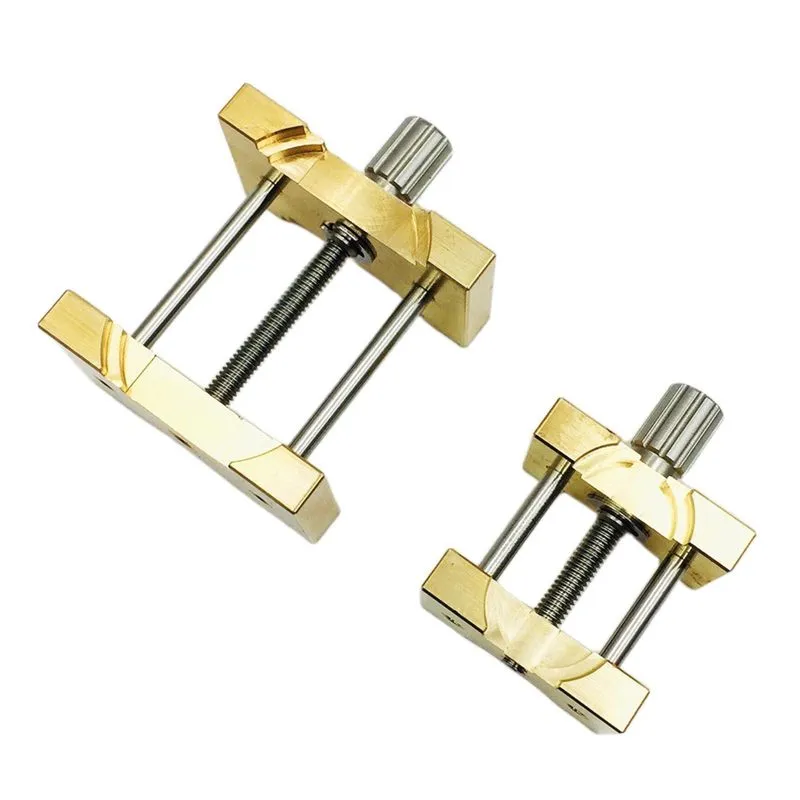 2 Pçs/conjunto Suporte De Movimento De Relógio De Latão Reparo De Base Fixa