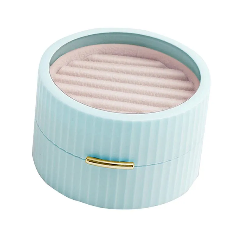 Porta Organizador De Colar De Anéis De Caixa De Jóias Pequena
