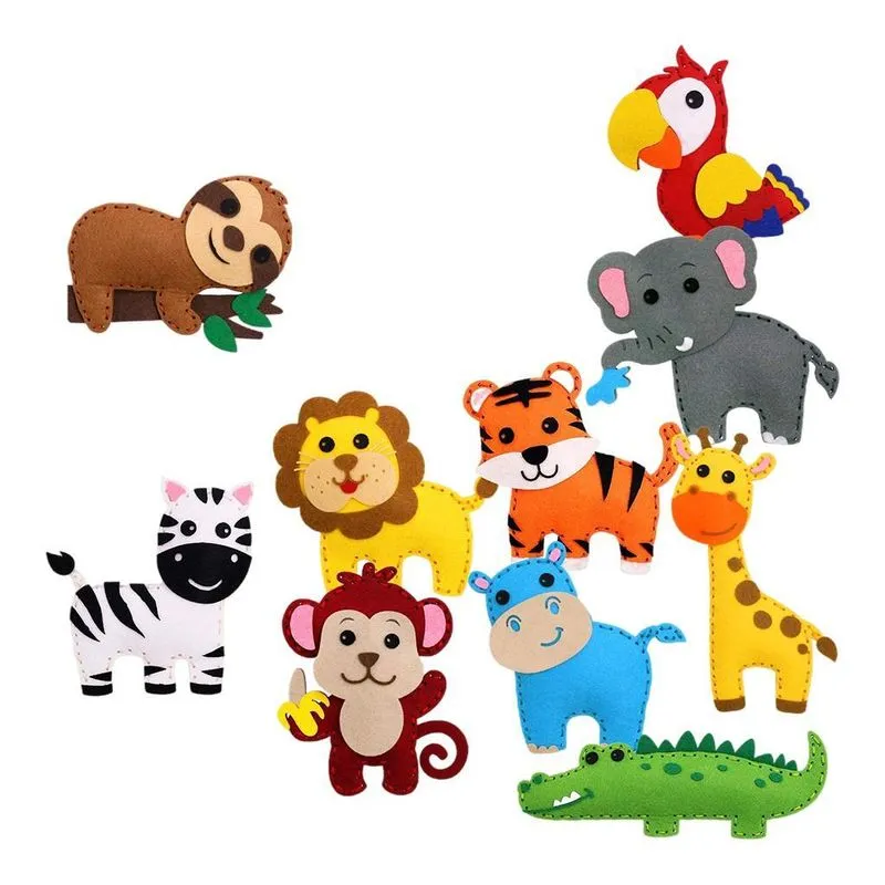 Kit De Costura De Feltro Artesanato Diy Artesanato De Costura Educacional