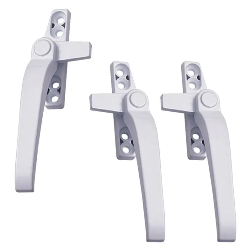 3 Pçs Alças De Janela De Liga De Zinco Esquerda/ Mão Hardware De Janela
