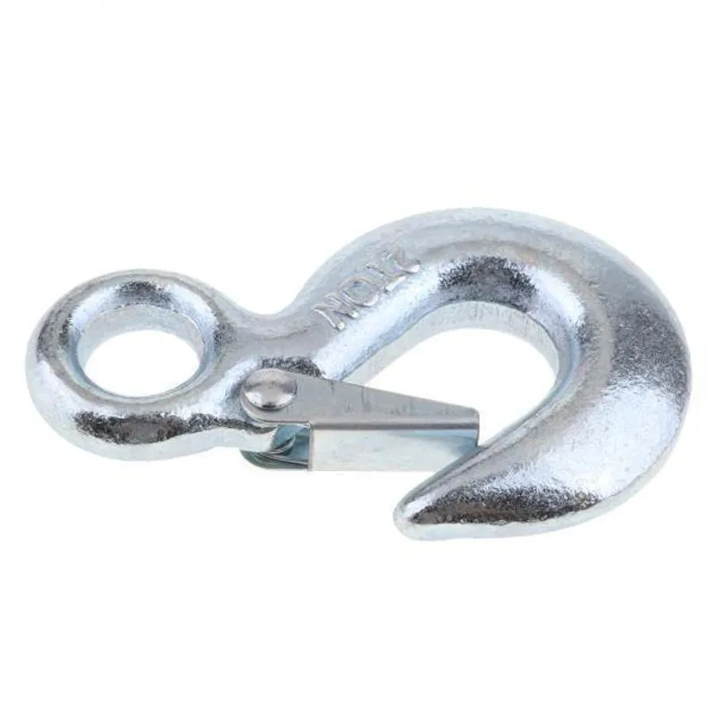2x Gancho De Olhal De Aço Forjado 2t Para Trava De Segurança Clevis Para Guincho