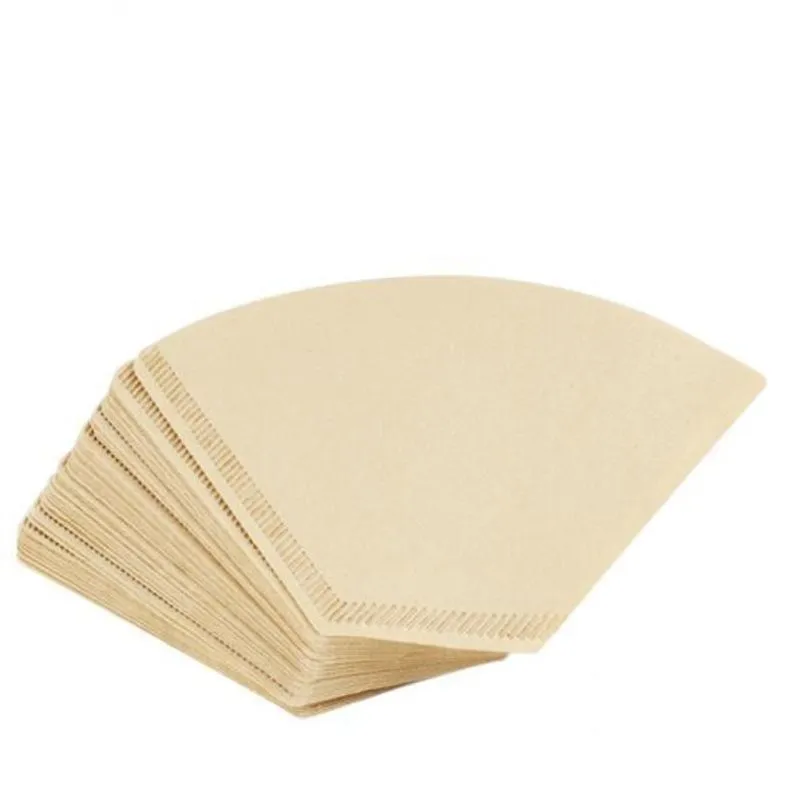 2x100x Papel De Filtro De Café De Gotejamento Manual Polpa De Madeira Natural