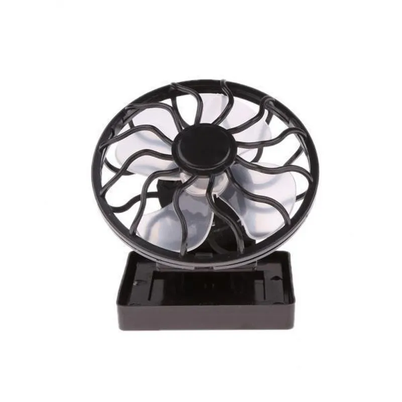 4xsolar Sun Power Panel Fan Outdoor Hat Clip-on Cooler