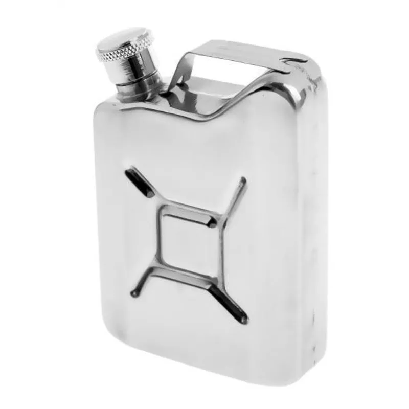 2xfrasco De Quadril De Bolso De Aço Inoxidável Compacto Portátil De 6 Oz