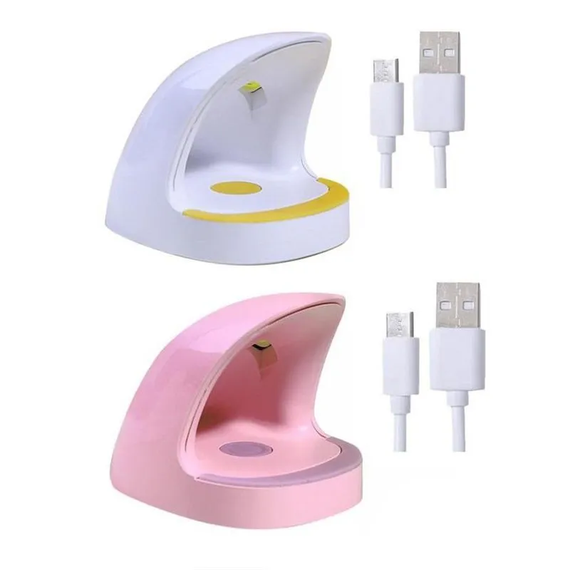 2x Mini Uv Led Lamp Nail Dryer Machine Curing All Gels Com