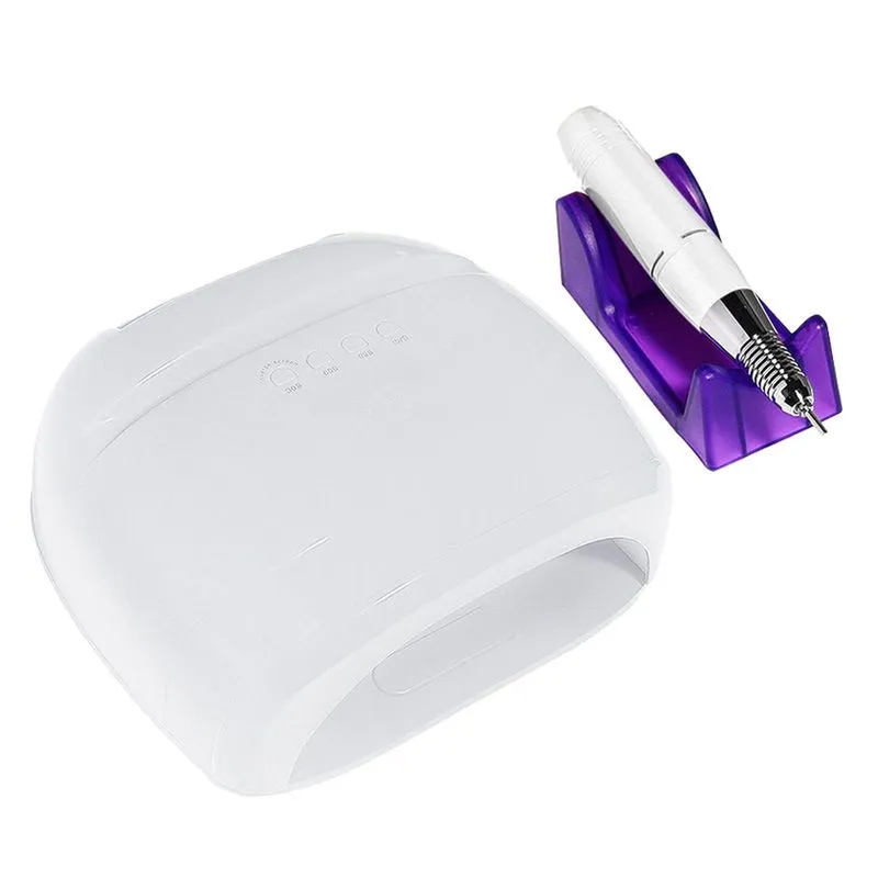 Lâmpada De Unhas Led Art Com Sensor Automático C/broca De Unhas Para Secagem Em Salão