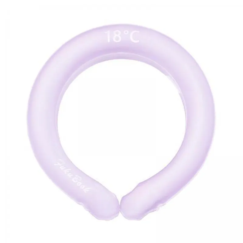 2xneck Cooling Tube Cold Gel Ice Pack Chill Freeze Neck