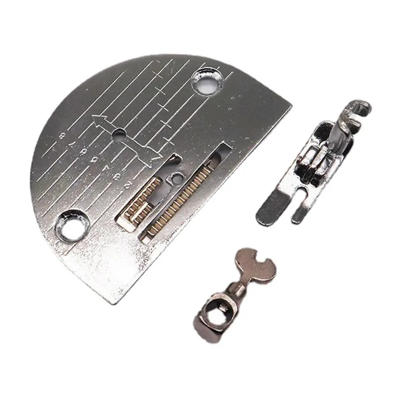 4 Peças De Prensador De Placa De Metal Conjunto De Pés Peças De Braçadeira De Agulha Para