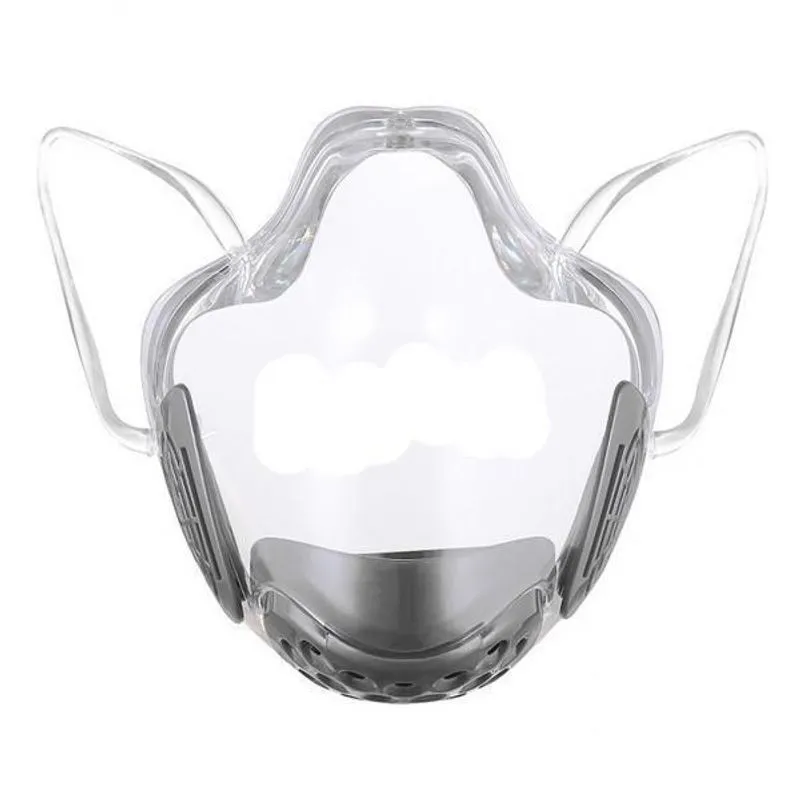 3xclear Capa De Máscara Facial Transparente Reutilizável