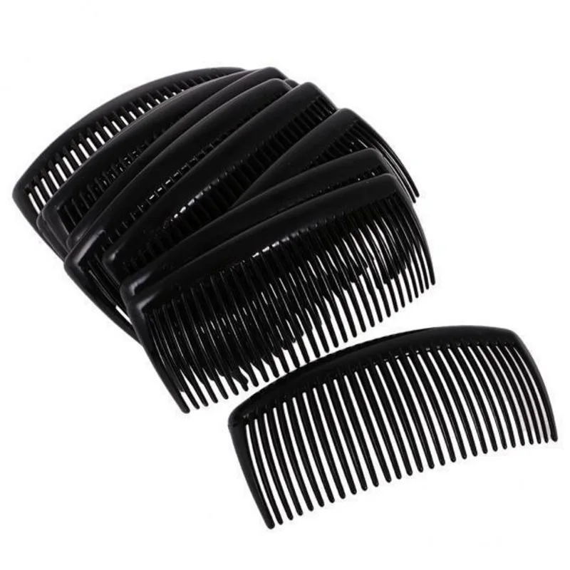Grampo De Cabelo De Pente De Plástico Prático Feminino 2x12 Peças 29