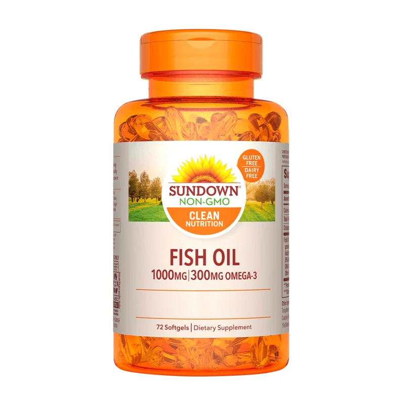 Fish Oil 1000 mg (72 soft) SIN SABOR