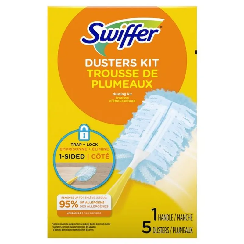 Swiffer Feather Duster with Handle - 5-Pack