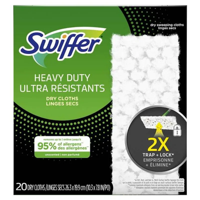 Swiffer Sweeper Heavy Duty 20-Pack Dry Cloth Replacement Pad