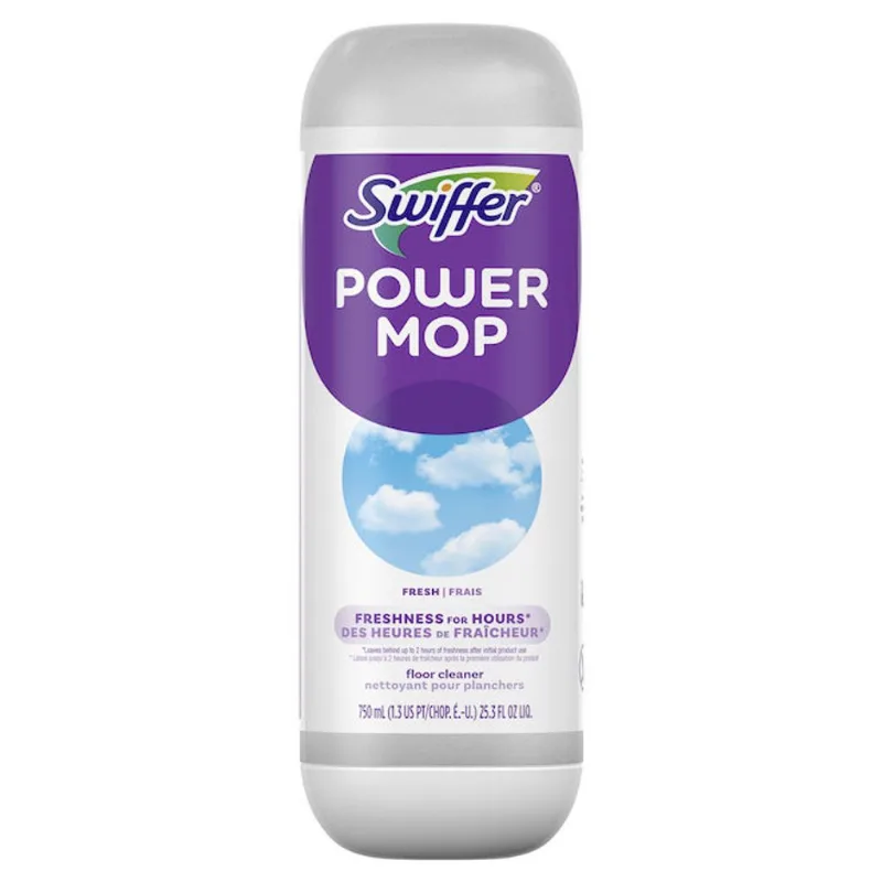 Swiffer PowerMop Floor Cleaning Solution - Fresh Scent 750-ml / 23.3 oz