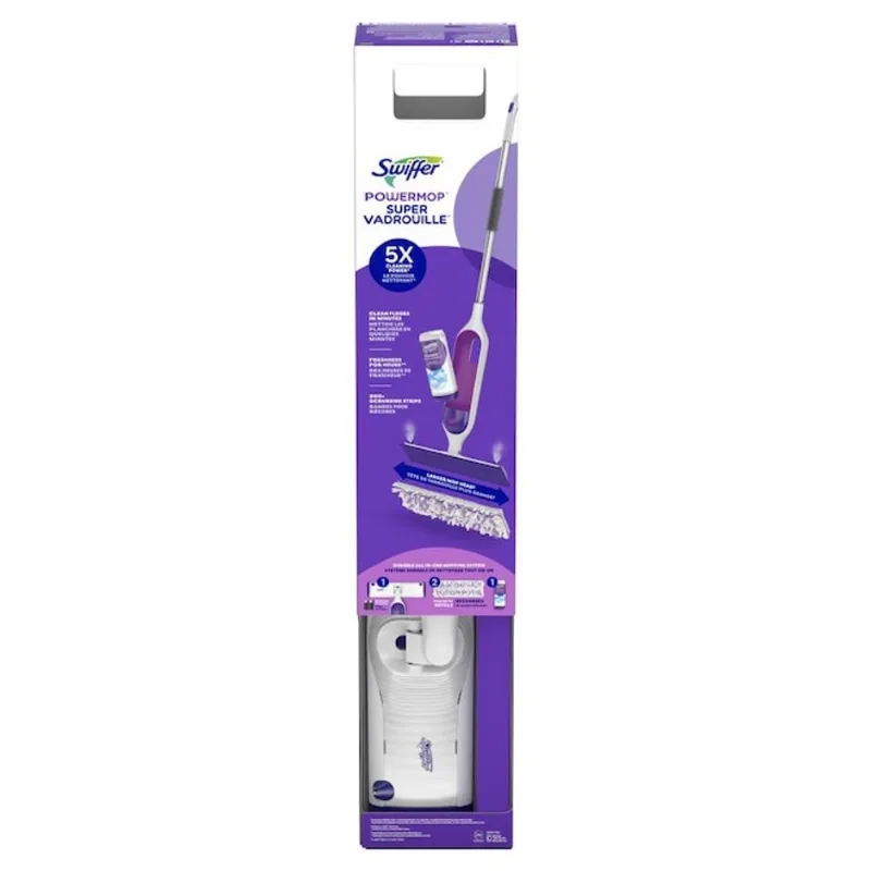 Swiffer PowerMop Spray Kit batteries, Pad Refill and Cleaning Solution