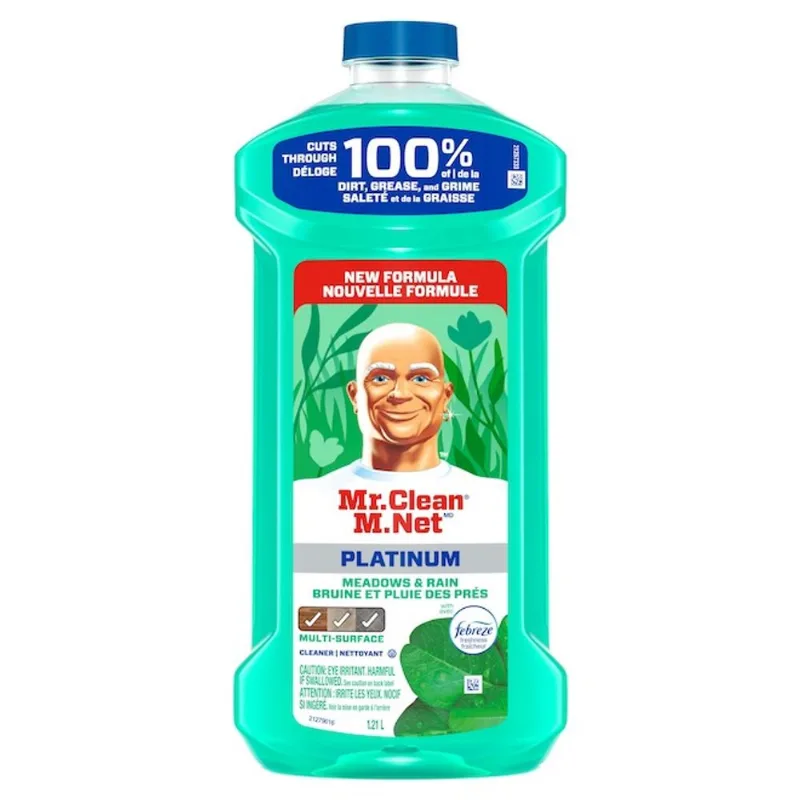 Mr. Clean Platinum All Purpose Cleaner Meadows and Rain Scent - 1.21-L