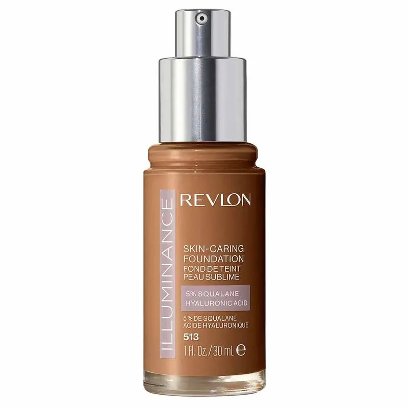 Base Líquida Revlon Illuminance Skin-Caring Foundation 30ml 513 Brown Suede