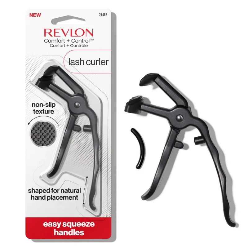 Modelador De Cílios Revlon Comfort And Control Com Almofadas De Recarga