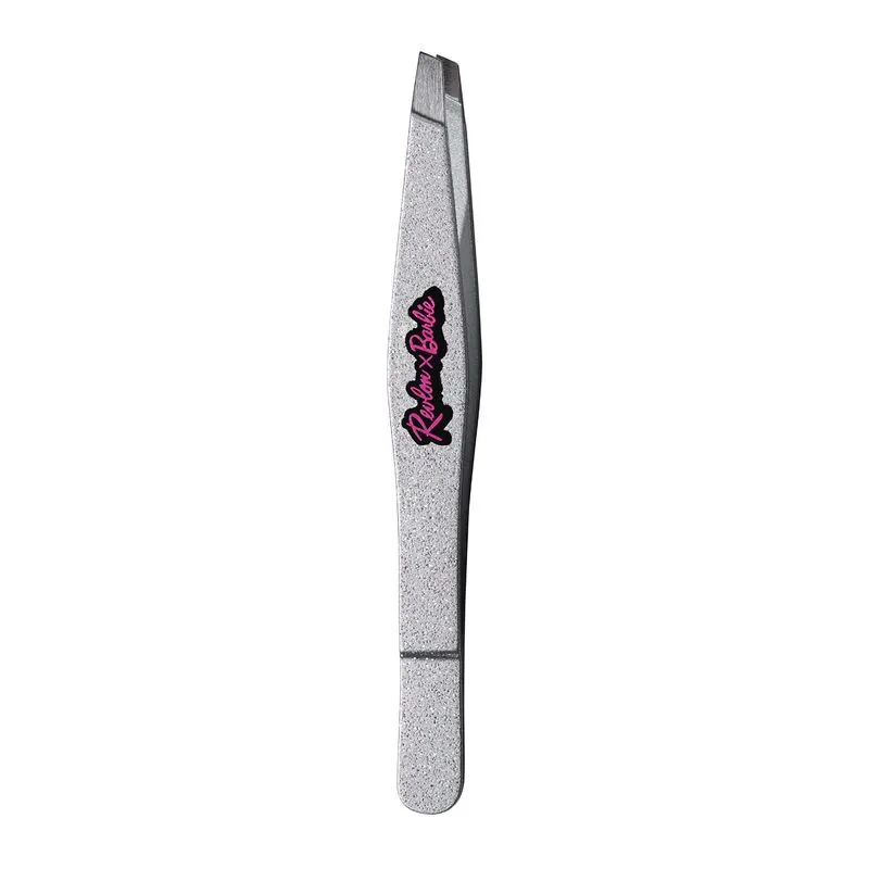 Pinça Revlon X Barbie Com Ponta Inclinada Em Aço Inoxidável