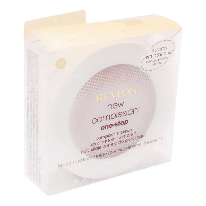 Base Revlon New Complexion One-step Compact 05 Medium Beige