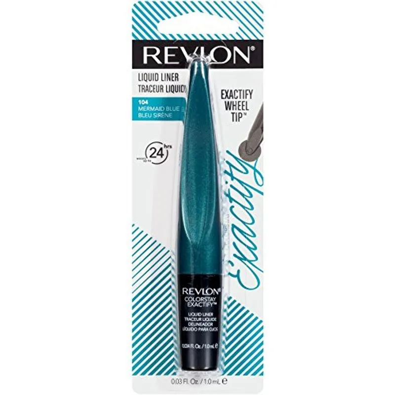 Revlon Colorstay Exactify Forro Líquido, Azul Sereia