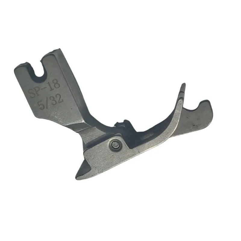 Pé Calcador Pesponto Lado Direito C. Guia Reta Industrial 4mm Sp-18 5/32