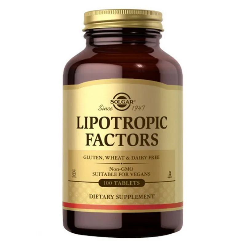 Comprimidos De Fatores Lipotrópicos Vegetarianos Fórmula 100 Comprimidos Por