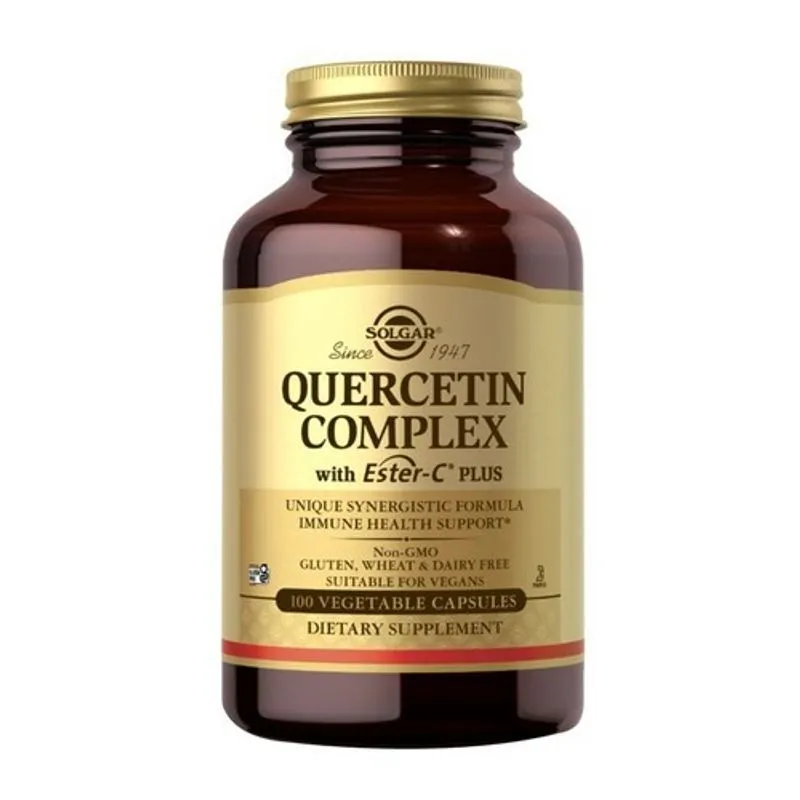 Complexo De Quercetina Com Cápsulas Vegetais Ester-c Plus 100
