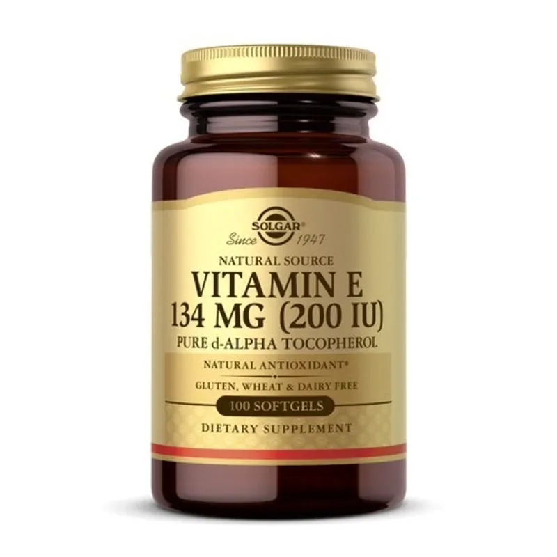 Vitamina E Alpha Softgels 200 Iu 100 S Gels Da Solgar