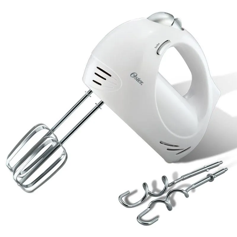 Batidora de mano Oster® de 5 velocidades, Blanco, FPSBHM4000 Batidora de mano Oster® de 5 velocidades, Blanco,FPSBHM4000