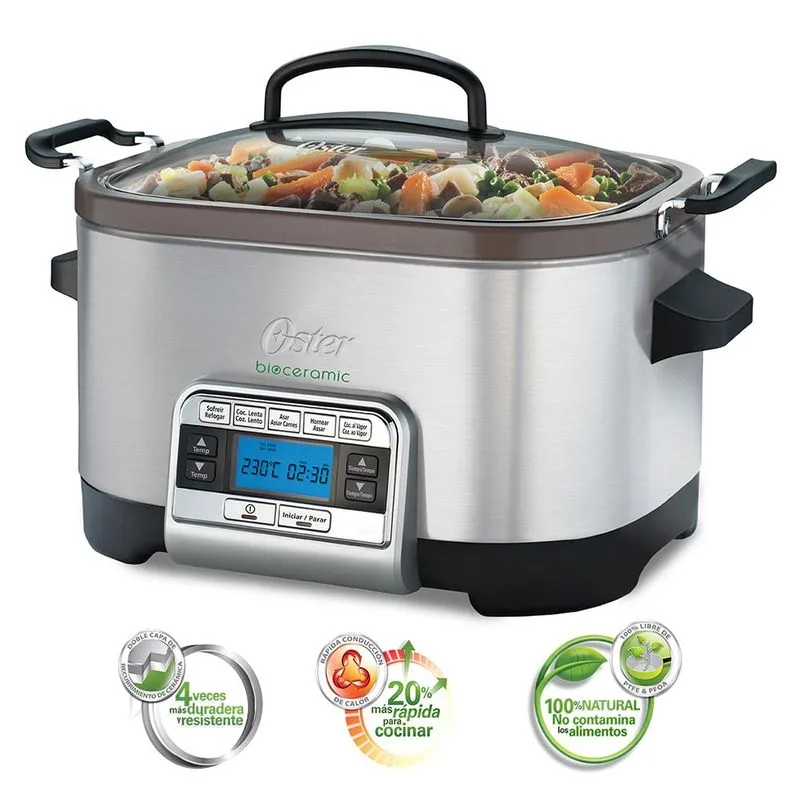 Sistema de cocina 5 en 1 Oster® y revestimiento Bioceramic® CKSTSCMC6