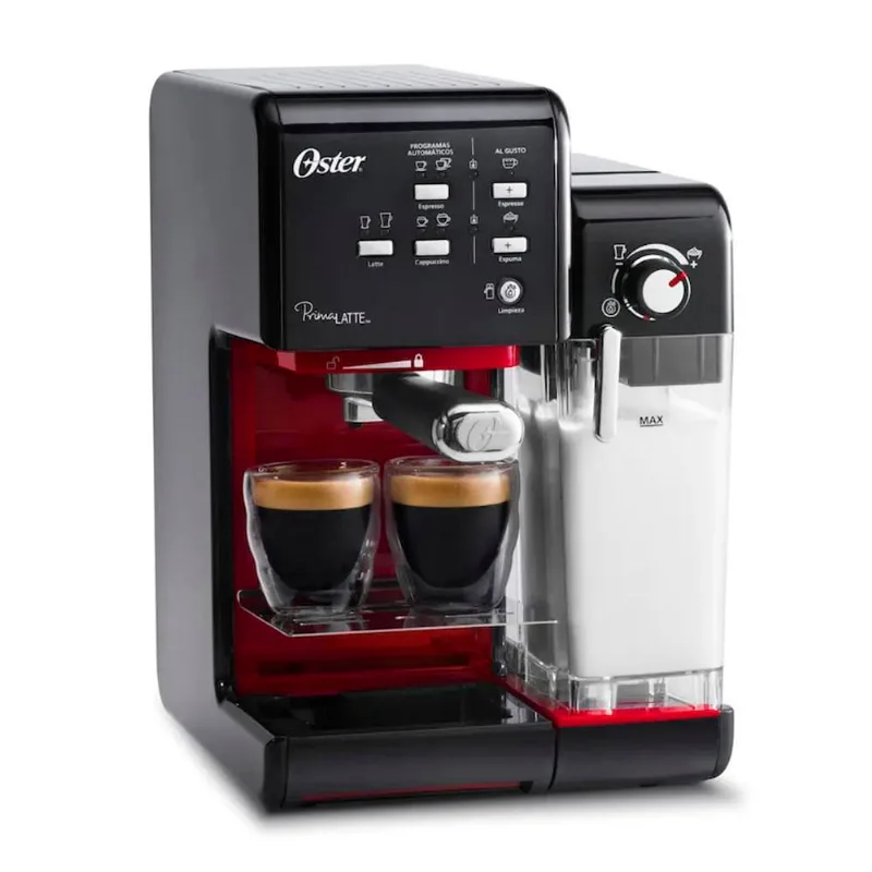 Cafetera Oster Automática PrimaLatte 19 Bares BVSTEM6701B Negro