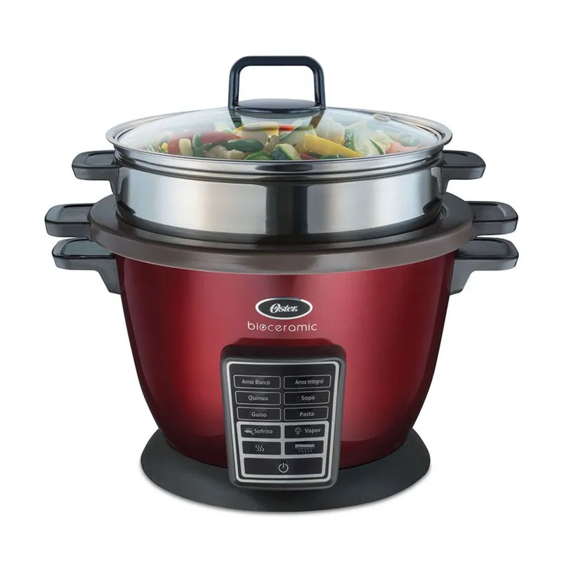 Panela Elétrica Oster CKSTRC8030R-057 Multi Gourmet Bioceramic Vermelha 220V