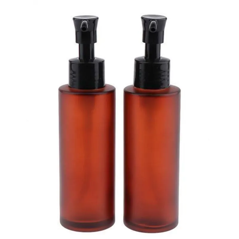 2x2 Peças De Loções Cosméticas Recarregáveis Com Bomba De Pulverização Vazia