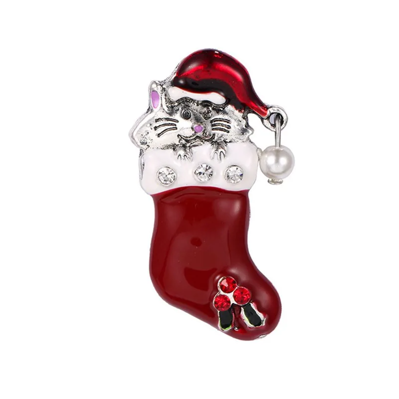 Alfinetes Broche Camisa Feminina Acessórios Charme Natal Lapela