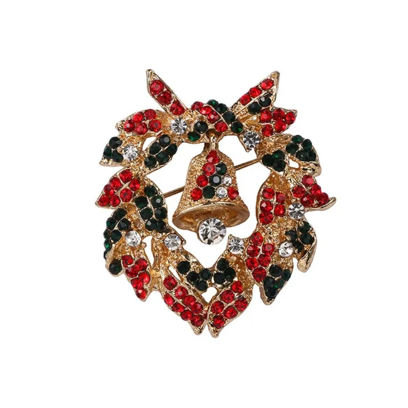 Alfinetes Broche Camisa Feminina Acessórios Charme Natal Lapela