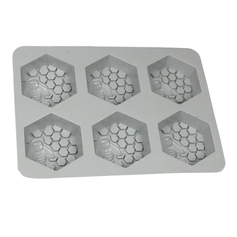 6 Moldes De Sabão De Fundição De Resina Epóxi Diy De Silicone Móvel Para